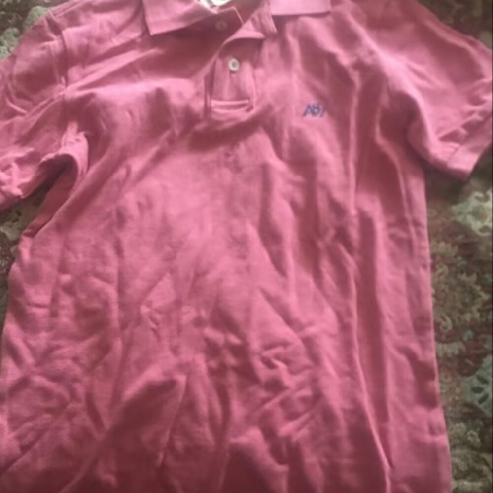 New Aeropostale Mens Polo Shirt Sz XS Extra Small 100% Cotton Pink A87 Logo NWT